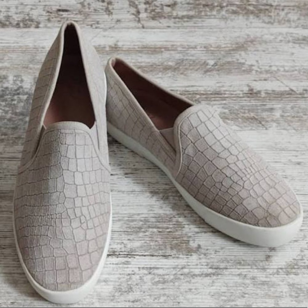 JOIE CROCODILE SLIP ON SNEAKERS